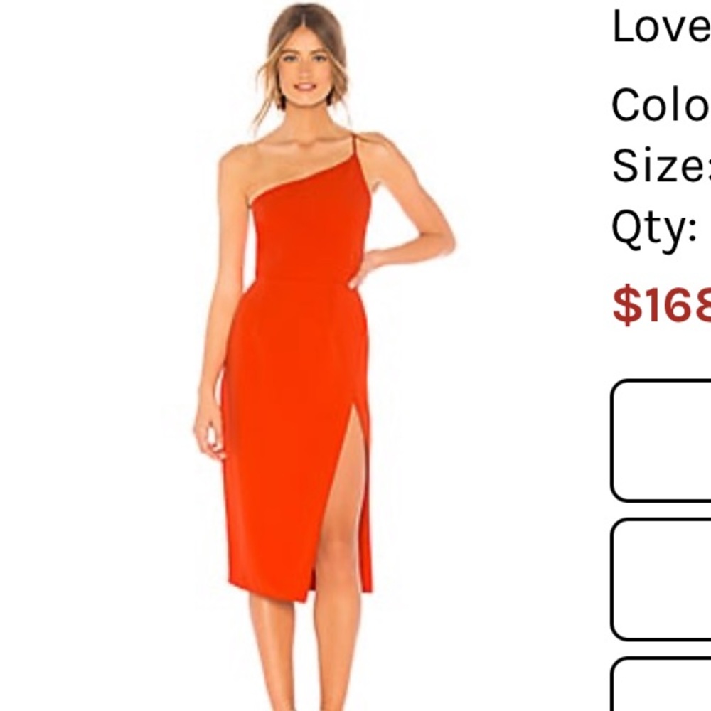 Lovers and friends Lazo midi dress